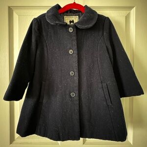 Janie and Jack Navy Blue Coat – Size 2T